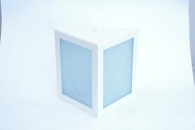 Arandela Triangular Metaldomado Alumínio 1XE27