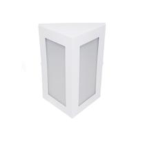 Arandela Triangulo Aluminio Branco - Ideal Arandela Triangulo Aluminio Branco - Ideal