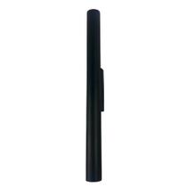 Arandela Tubo Cilindro Alumínio Preto 40cm + Lâmpada LED Branco Frio