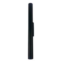 Arandela Tubo Cilindro Alumínio Preto 40cm + Lâmpada LED Branco Quente