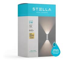 Arandela Wall Mini 5W 2 Fachos Abertos 3000K Stella