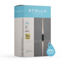 Arandela Wall Mini LED 5W 3000k 20lm IP65 BIVOLT - Stella STH9732