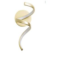 Arandela Worm Dourada 10W 3000K