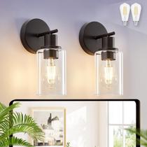 Arandelas de parede DINGLILIGHTING, toucador de banheiro moderno, conjunto de 2