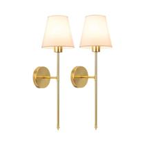 Arandelas De Parede Douradas a Bateria (2 Peças) Sem Fio RGB Recarregáveis Com Controle Remoto Para