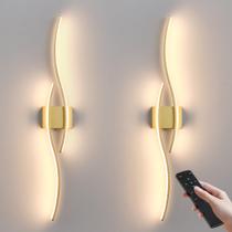 Arandelas de parede KARTOOSH Gold Wireless Battery LED Remote 100 cm Arandelas de parede KARTOOSH Gold Wireless Battery LED Remote 100 cm