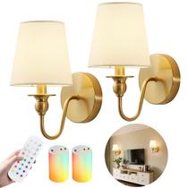 Arandelas Nuanshued LED sem fio 15 cores com controle remoto Arandelas Nuanshued LED sem fio 15 cores com controle remoto