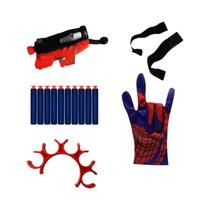 Aranha Anime Web Shooters com pulso, EVA Air Soft Bullet, Role Play Brinquedos Set, Venda quente