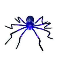Aranha aradia halloween com luz roxa olho e corpo 70cm Aranha aradia halloween com luz roxa olho e corpo 70cm