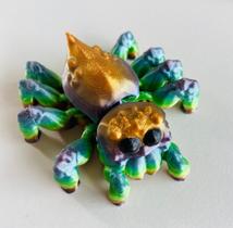 Aranha Articulada Sortida Brinquedo Fidget Sensorial Anti Stress Presente Criativo