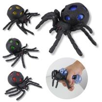 Aranha Bola de Apertar Anti Stress Relaxante 10Cm