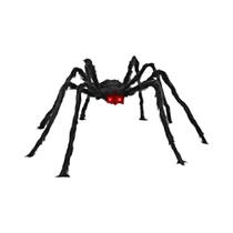 Aranha de Pelúcia com LED para Halloween - Decoração de Festa ao Ar Livre