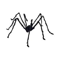 Aranha Gigante De Pelúcia Para Halloween 30-200cm Decoração Externa Preta Adereço De Festa De Terror