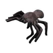 Aranha Gigante Preta De Pelúcia Super Macia Vintage Halloween Decoração Realista Fofa Aranha Gigante Preta De Pelúcia Super Macia Vintage Halloween Decoração Realista Fofa