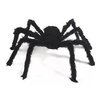 Aranha Peluda Pequena Preta Decorativa Halloween YDH