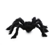 Aranha preta com olho vermelho p 50cm