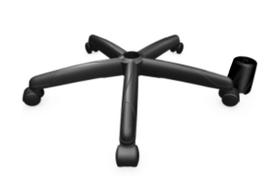 Aranha Secretária Preta C/ Rodizio Avulsa Aranha Secretária Preta C/ Rodizio Avulsa