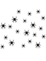 Aranhas Decorativas Halloween C/20un Festa Enfeite Tematico Aranhas Decorativas Halloween C/20un Festa Enfeite Tematico