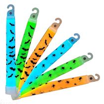 Aranhas e morcegos de Halloween Glow Sticks Blinkee, pacote de 15 cm com 25 Aranhas e morcegos de Halloween Glow Sticks Blinkee, pacote de 15 cm com 25
