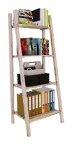 Arara 4 Tábuas Suporte Parede Para Roupas/Sapatos Quarto Pinus