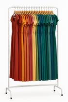 Arara Alta para Roupas Vestidos Longos 1,90mt de Altura por 1,00mt de Comprimento - 100% Aço