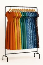 Arara Alta para Roupas Vestidos Longos 1,90mt de Altura por 1,00mt de Comprimento - 100% Aço Arara Alta para Roupas Vestidos Longos 1,90mt de Altura por 1,00mt de Comprimento - 100% Aço