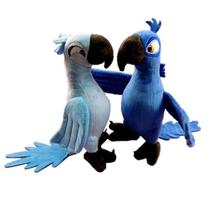 Arara Azul Jade e Blu de Pelúcia do Desenho Rio 33cm Decoracao Safari Pelucias HAS Brasil