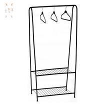 Arara Cabideiro Expositora De Roupas Preto Fosco 1,73M Arara Cabideiro Expositora De Roupas Preto Fosco 1,73M