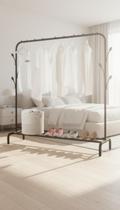 Arara Cabideiro Organizador Closet Aço 150x110cm