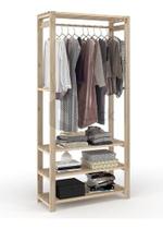 arara com prateleira Para quarto arara com prateleira Para quarto