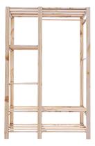 Arara De Cabeceira Exclusiva Industrial Pinus Multiuso Promos