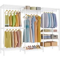 Arara de Closet VIPEK V5 Plus Aço 217x40x194cm Branco