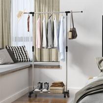 Arara de Multiuso Roupas Cabideiro de Chão Closet Modulado em Aço /com rodinha