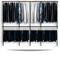 Arara de parede - 3,10m Smart black