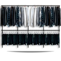 Arara de parede - 3,40m Smart black