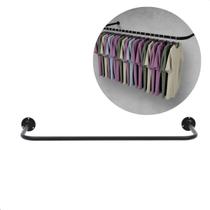 Arara De Parede 90cm P/ Roupas Cabideiro P/ Loja Casa moveis