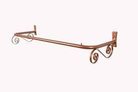 Arara de parede cabideiro vintage rose 1 metro