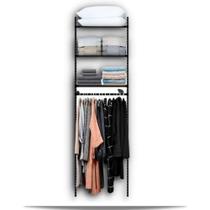 Arara de parede plus - 0,70 Smart Black Arara de parede plus - 0,70 Smart Black