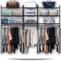 Arara de parede plus - 2,50 Smart Black Arara de parede plus - 2,50 Smart Black