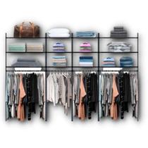 Arara de parede plus 3,10 Smart Black Arara de parede plus 3,10 Smart Black