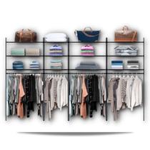 Arara de parede plus - 3,40 Smart Black Arara de parede plus - 3,40 Smart Black