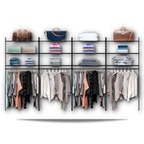 Arara de parede plus - 3,70 Smart Black Arara de parede plus - 3,70 Smart Black