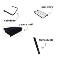 Arara de Parede Plus com Gaveta