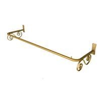 Arara de Parede Vintage 1,00 Metro Organização de Quartos Closets Armários e Loja - Dourada Arara de Parede Vintage 1,00 Metro Organização de Quartos Closets Armários e Loja - Dourada