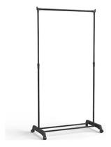 Arara De Roupa Extensível 2 Alturas 160-96X80X42Cm Com Rodas