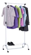Arara de Roupas com Sapateira Urban Loft com Rodinhas Arara de Roupas com Sapateira Urban Loft com Rodinhas