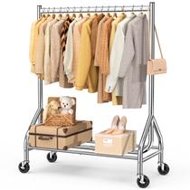 Arara de Roupas EAGMAK Reforçada 190 kg com Rodízios de Metal