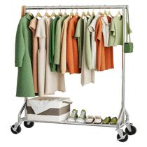 Arara de Roupas Ekisemio Modelo Heavy Duty 204 kg Cromada Arara de Roupas Ekisemio Modelo Heavy Duty 204 kg Cromada