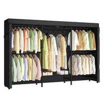 Arara de Roupas Portátil SONGMICS Resistente 40x219x193cm Arara de Roupas Portátil SONGMICS Resistente 40x219x193cm