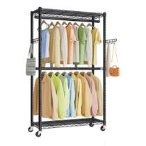 Arara de Roupas Portátil SONGMICS Resistente 40x90x199 cm Arara de Roupas Portátil SONGMICS Resistente 40x90x199 cm